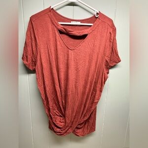 Maurices 24/7 Rust Short Sleeve Tee